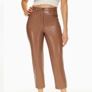 Wilfred Melina Tan Constant Caramel Leather Pants